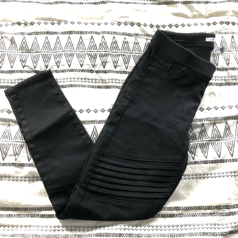 Celebrity Pink Moto jeggings